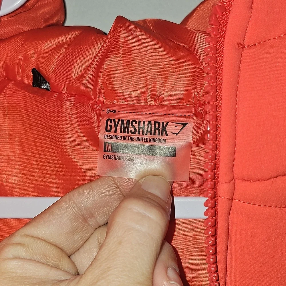GYMSHARK Womens Gorgeous Winter Vest. Sz Medium, Like New Condition!!